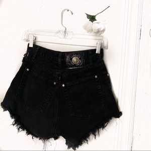Auth. Rare Versace High Waist Jean Shorts